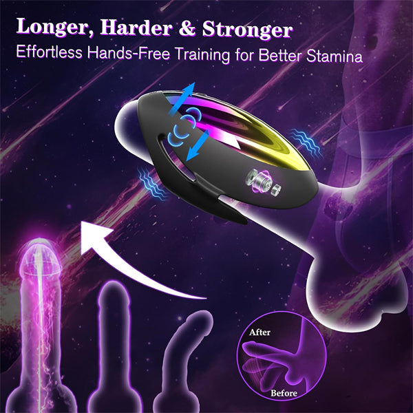 Hands Free Penis Vibrator Stroker Trainer