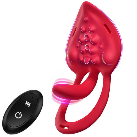 Heart-Shaped Clitoral Stimulator Panty Vibrator With Remote Control