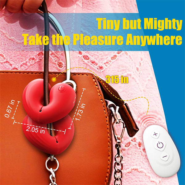 Heart Shaped BDSM Nipple Clamps Vibrator