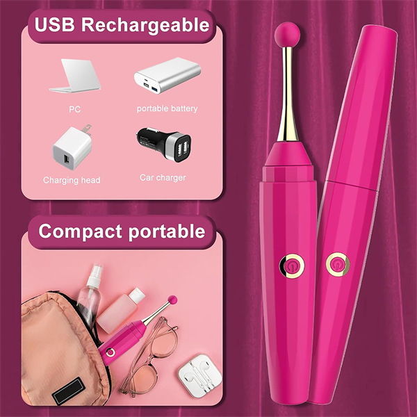 High-Frequency Clit Vibrator Hot Pink