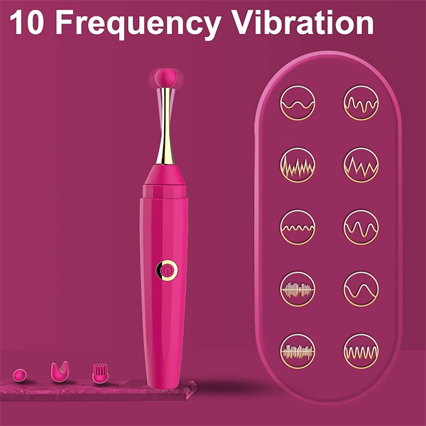 High-Frequency Clit Vibrator Hot Pink