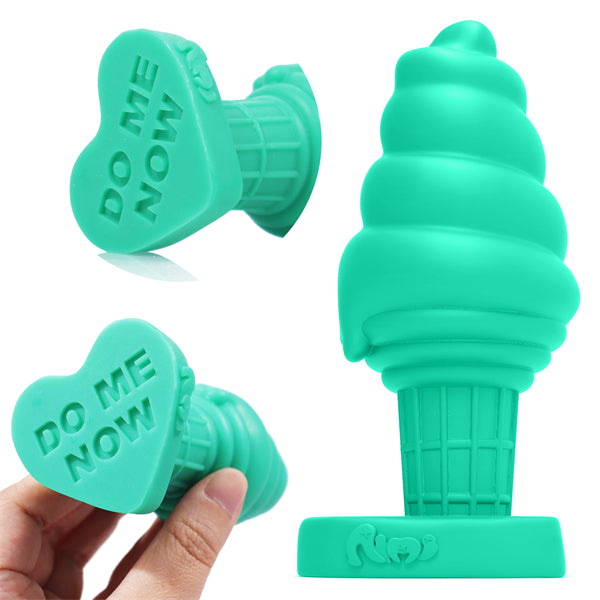 Ice Cream Blue Color Butt Plug