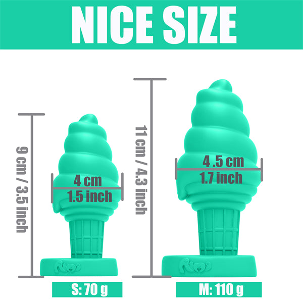 Ice Cream Blue Color Butt Plug
