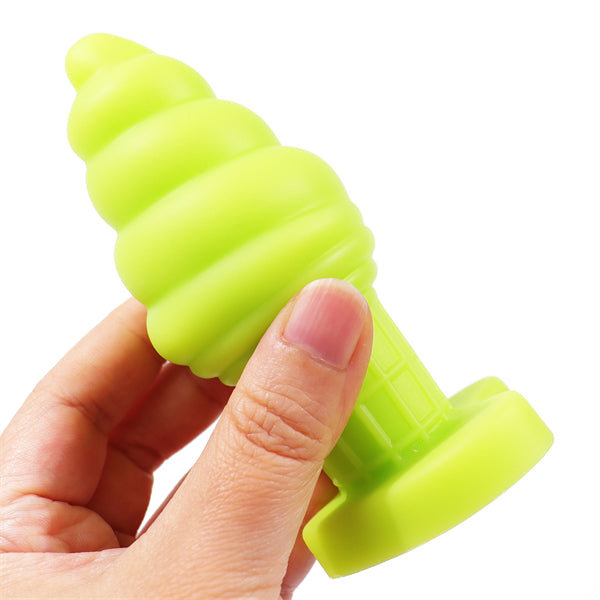 Ice Cream Lime Color Butt Plug