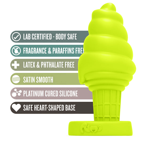Ice Cream Lime Color Butt Plug