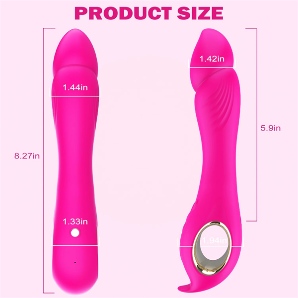 Inflatable Dildo Vibrators Hot Pink
