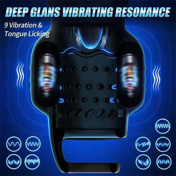 Intense Dual Motor Pleasure Penis Trainer With App Control
