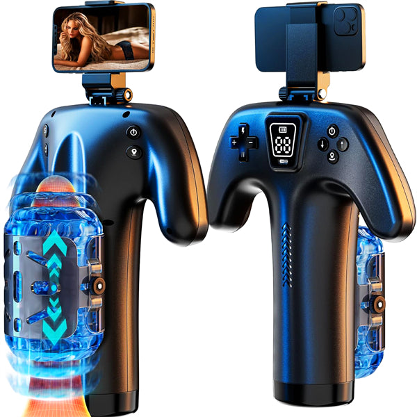 Interactive Male Masturbator Sex Toys with Dual-Sided Controls