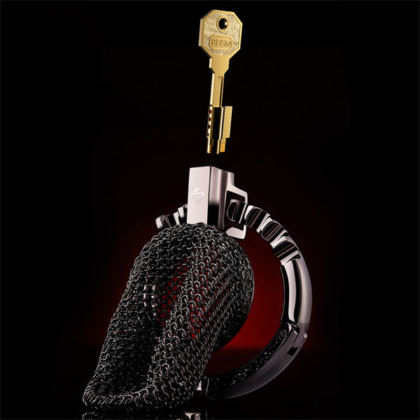 LOCKINK 316 Stainless Steel Hauberk Chastity Cage