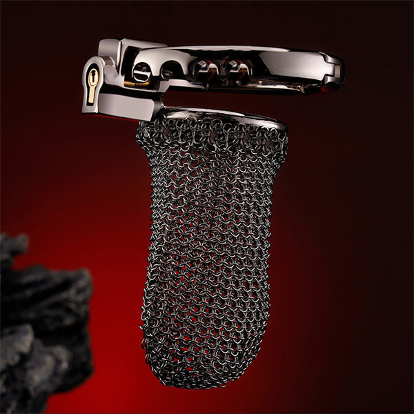 LOCKINK 316 Stainless Steel Hauberk Chastity Cage