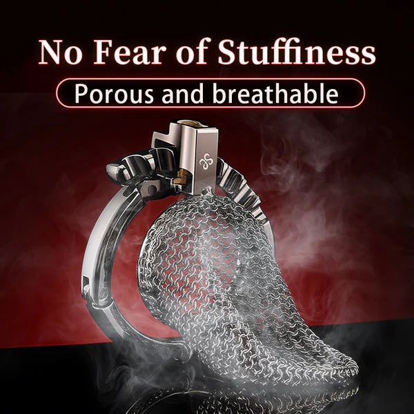 LOCKINK 316 Stainless Steel Hauberk Chastity Cage