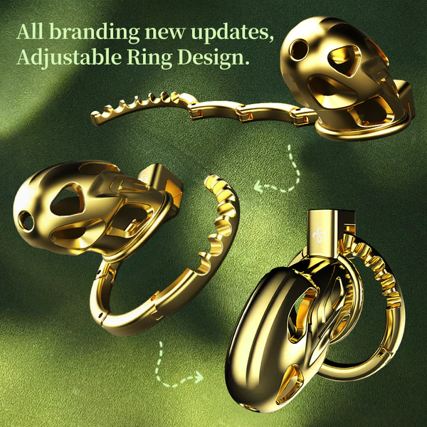 LOCKINK Sevanda Metal Outlaw Urethral Sounding Chastity Cage