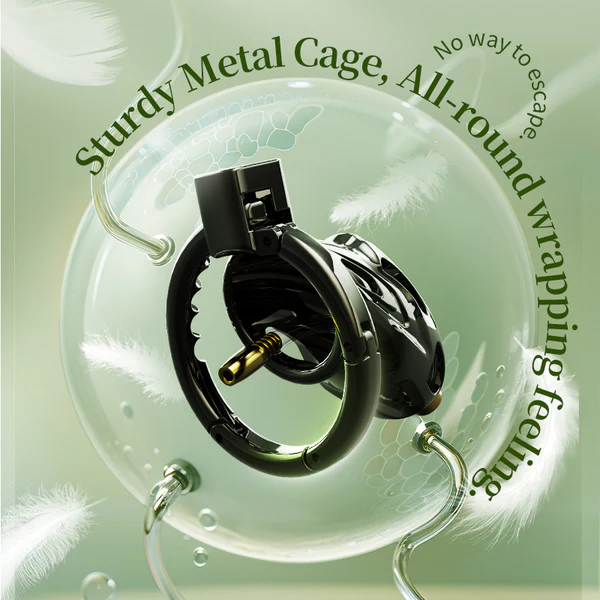 LOCKINK Sevanda Metal Outlaw Urethral Sounding Chastity Cage