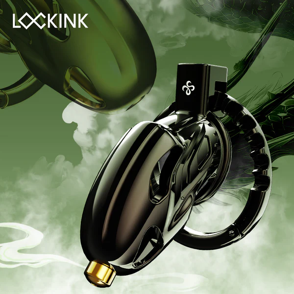 LOCKINK Sevanda Metal Outlaw Urethral Sounding Chastity Cage