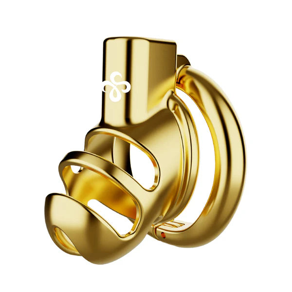 LOCKINK Sevanda Stainless Steel Metal Rhino Horn Chastity Cage Device