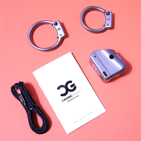 LOCKINK QIUI CAGINK Metal AI-Controlled Smart Chastity Cage Device for Men