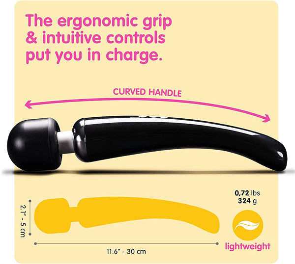 Large AV Wand Vibrator Black