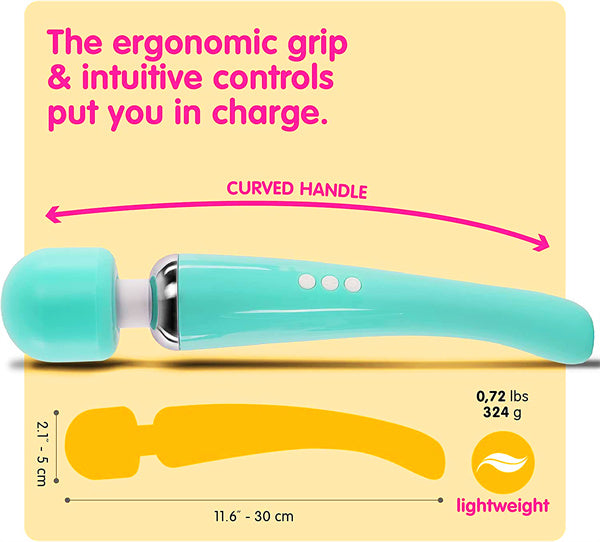 Large AV Wand Vibrator Green