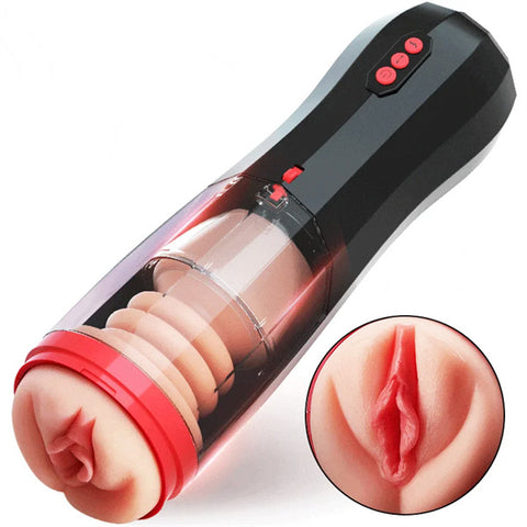 Lifelike Automatic 5 Thrusting 10 Vibrating Stroker