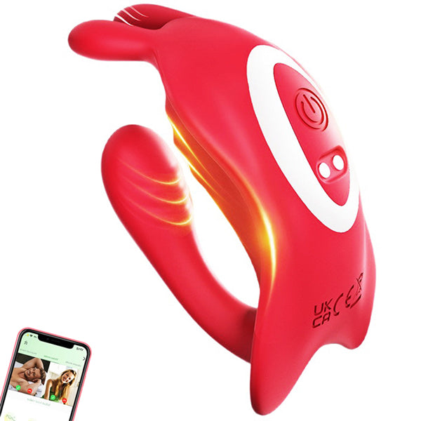 Long Distance Panty Vibrator with Rabbit Stimulator for G Spot Clitoral Penis Pleasure