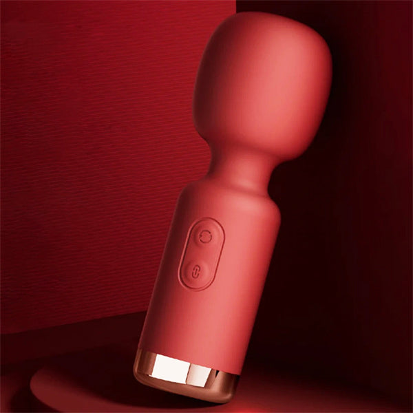 Mini AV Wand Vibrator Purple