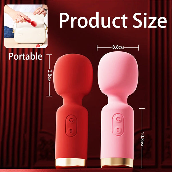 Mini AV Wand Vibrator Purple
