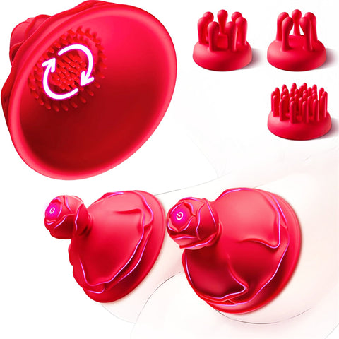 Nipple Toys Rotation Sucking Stimulator Rose Sex Toy