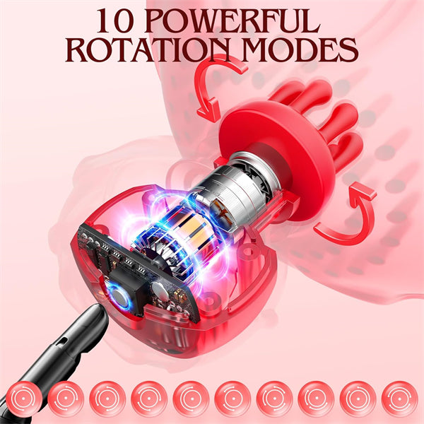 Nipple Toys Rotation Sucking Stimulator Rose Sex Toy