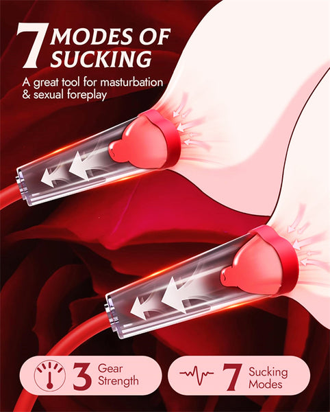 Nipple Sucking BDSM Toys Kit Electric Vacuum Vagina Sex Pump