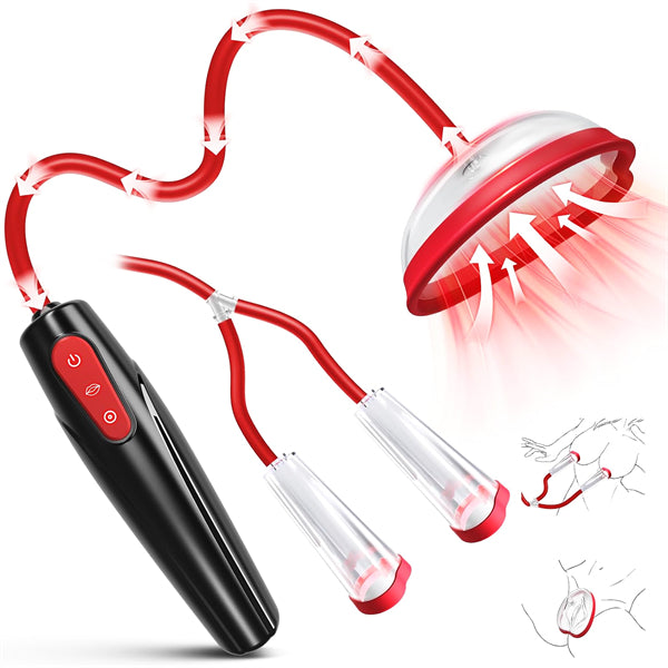 Nipple Sucking BDSM Toys Kit Electric Vacuum Vagina Sex Pump
