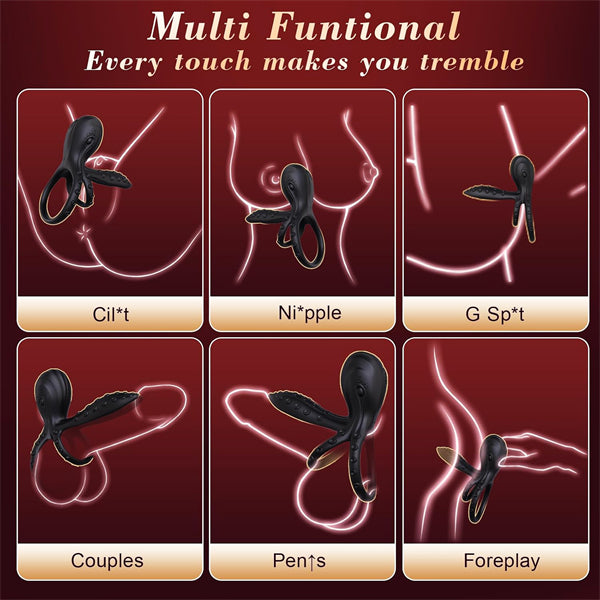 Octopus-Shaped Cock Ring for Partner Play