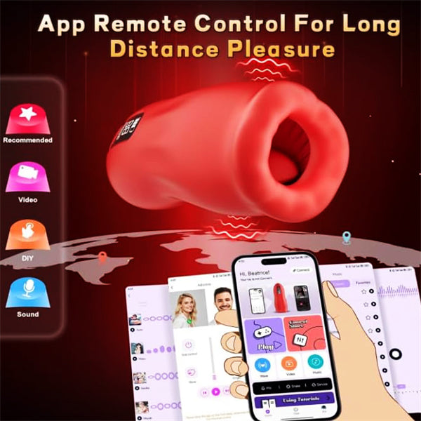 Penis Trainer Vibrator with 9 Vibration & 3 Suction
