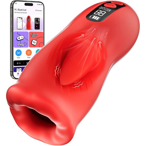 Penis Trainer Vibrator with 9 Vibration & 3 Suction