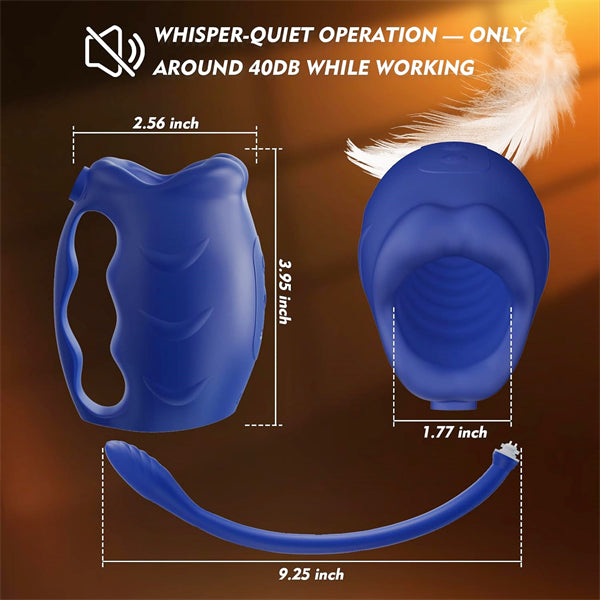 Penis Vibrator Male Masturbator with Detachable Butt Plug and Cock Ring