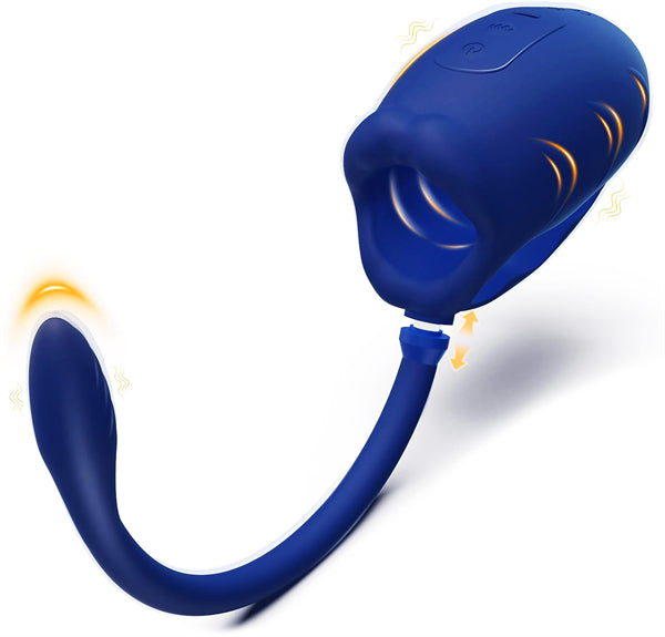 Penis Vibrator Male Masturbator with Detachable Butt Plug and Cock Ring