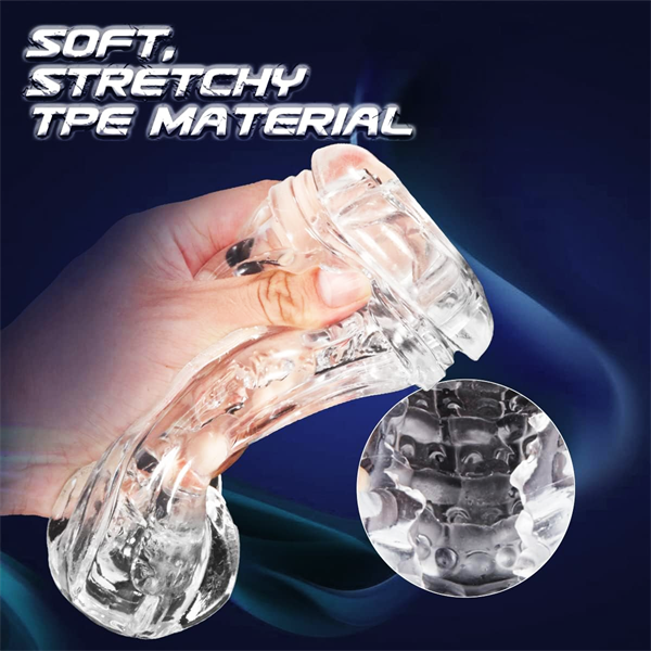Portable Transparent Pocket Pussy Stroker