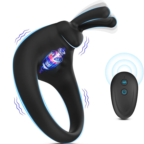 Buy Rabbit Cock Ring Vibrator | Cock Ring| Rosetoy  ROSETOY