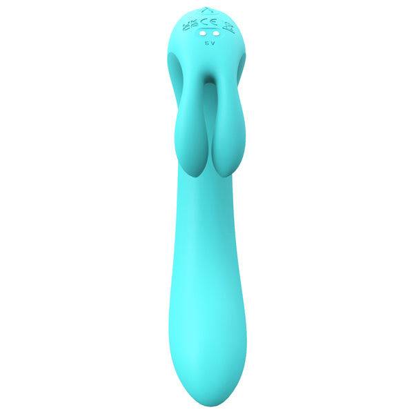 4IN1 Hammer Rabbit Vibrator Blue