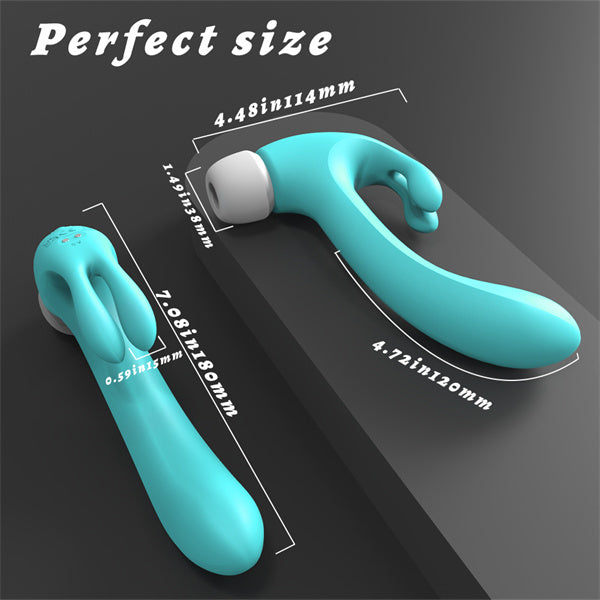 4IN1 Hammer Rabbit Vibrator Blue