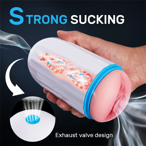 Realistic Pocket Pussy Stroker with Strong Suctions