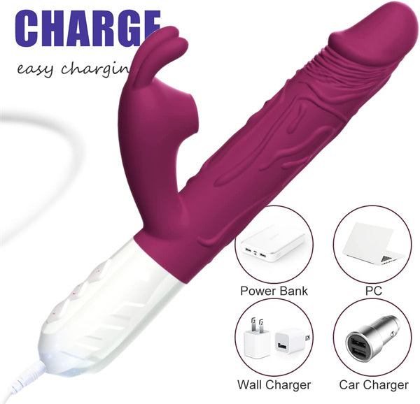 7 Vibrations Realistic Rabbit Vibrator
