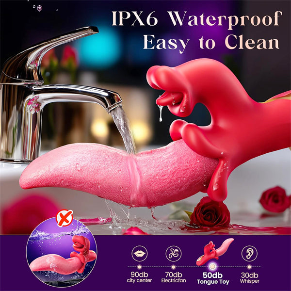 Realistic Tongue Rabbit Vibrator 2025