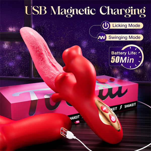 Realistic Tongue Rabbit Vibrator 2025