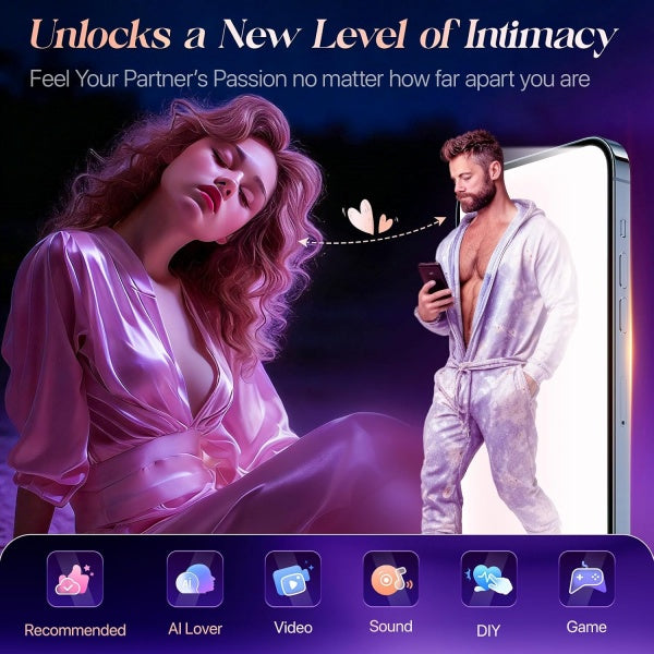 Realistic Tongue Wearable Vibrator for Couples