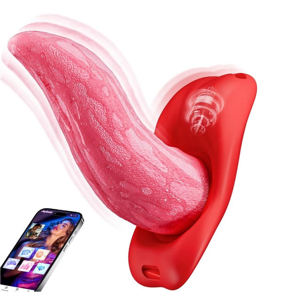 Realistic Tongue Wearable Vibrator for Couples