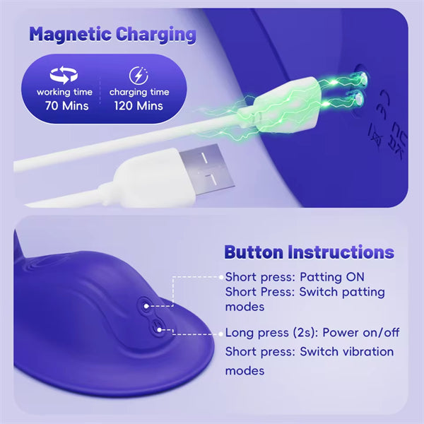 Riding Grinding Thrusting Vibrator With APP Control