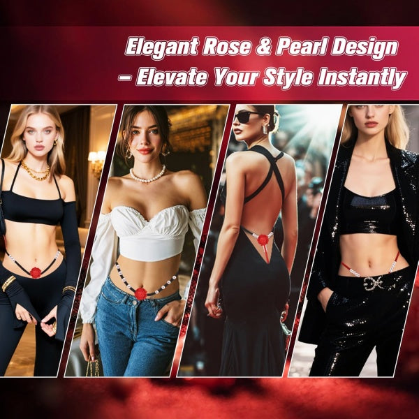 Rose Pearls Wearable G-String Vibrator
