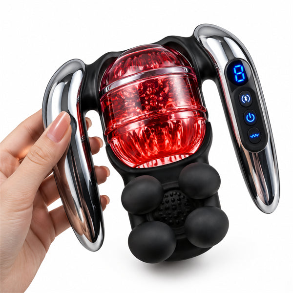 Smart Telescopic Stroker with Clamping Vibration Dual Handle Control