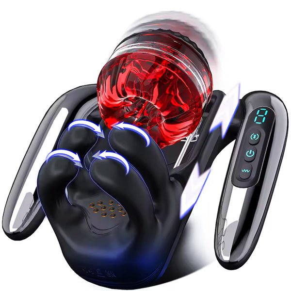 Smart Telescopic Stroker with Clamping Vibration Dual Handle Control