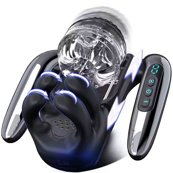 Smart Telescopic Stroker with Clamping Vibration Dual Handle Control